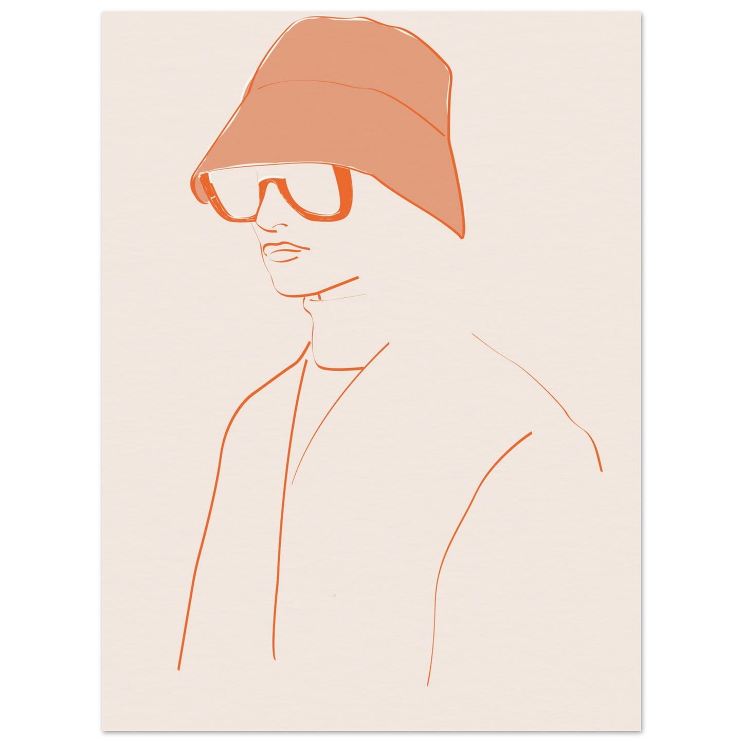Glasses Melbourne 01 fine art print