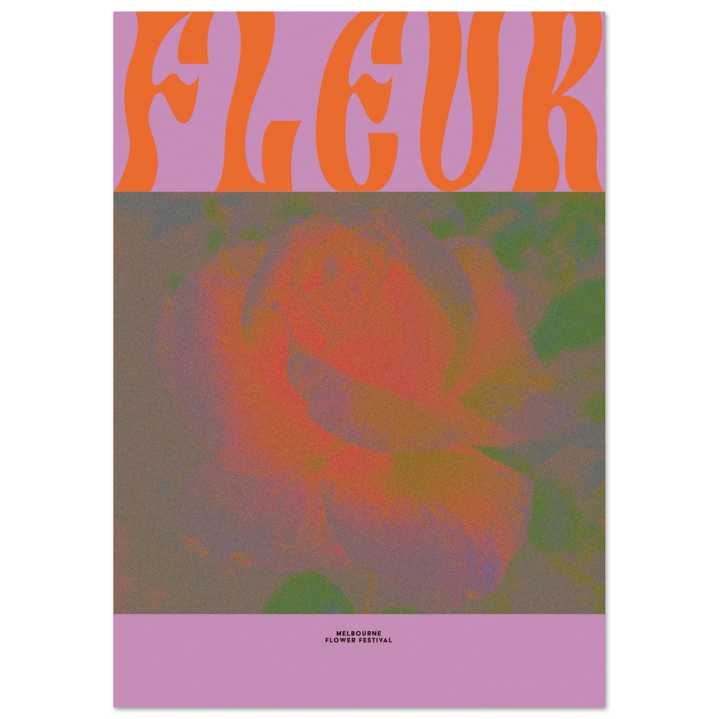 Fleur Typography Melbourne flower market