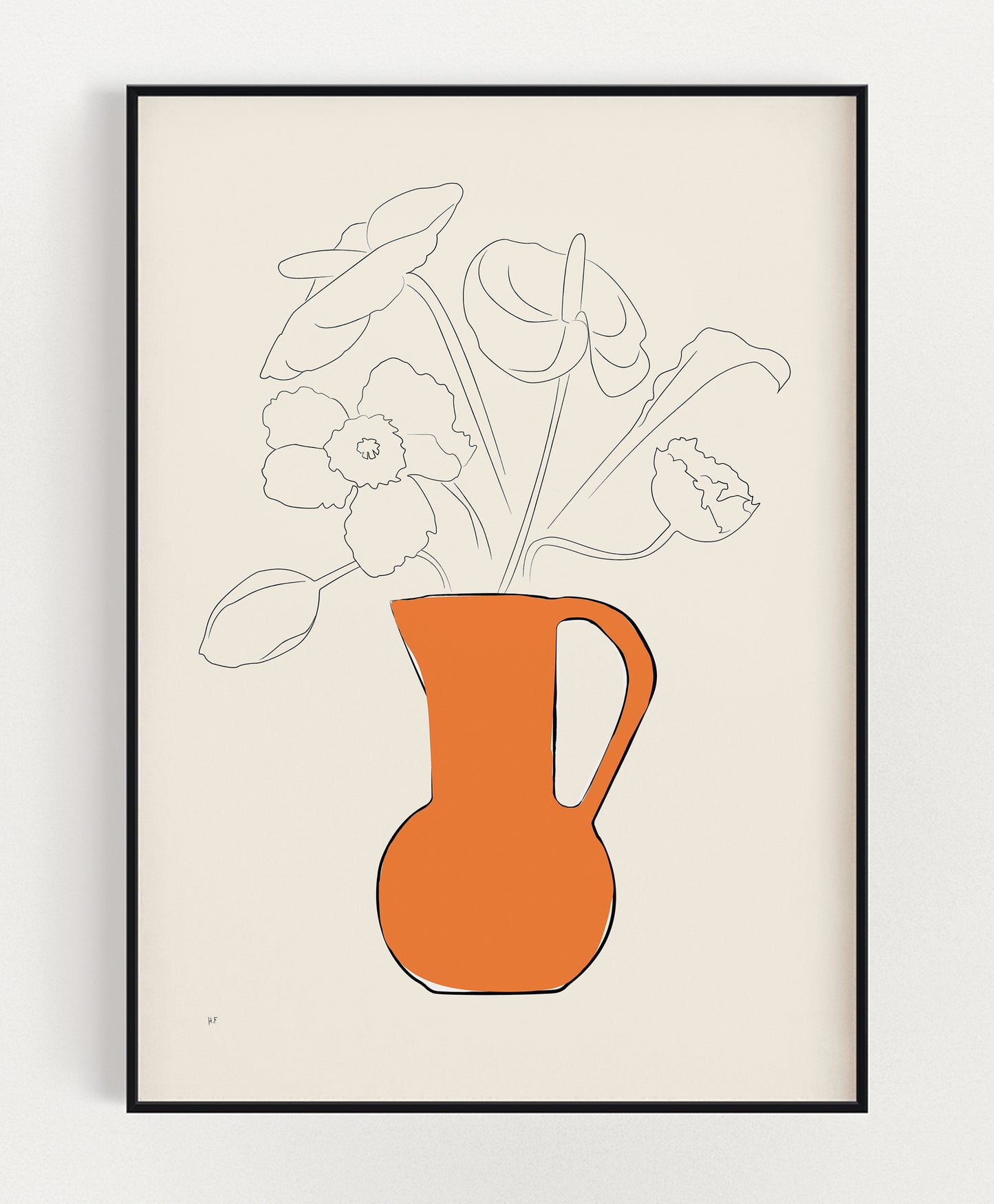 Still Life Flowers 03 Art Print