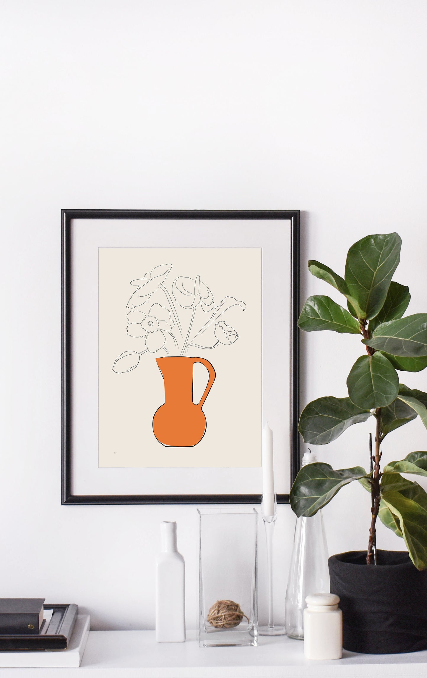 Still Life Flowers 03 Art Print