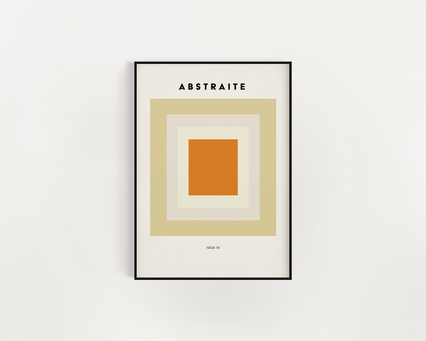 Abstraite Issue 87 typography & form fine art print