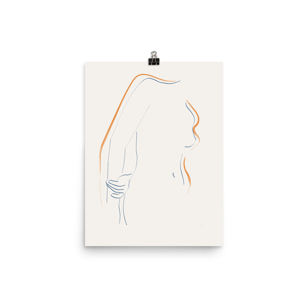 Nude 012 Art Print