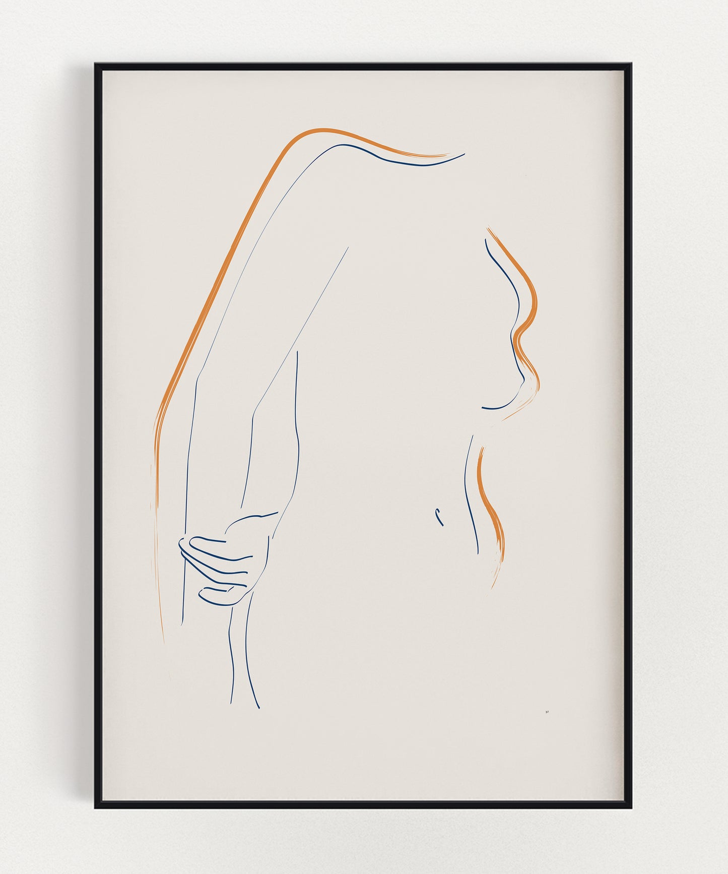 Nude 012 Art Print