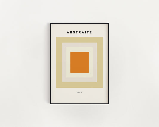 Abstraite Issue 87  typography & form fine art print